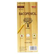 BACO - Lápiz Baco Pencil HB/2 Amarillo C/10 Pzas