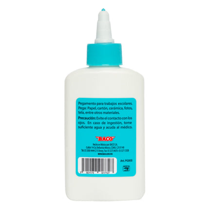 BACO - Pegamento Blanco Baco Frasco 125 grs