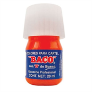 BACO - PINTURA BACO P/CARTEL 20ML ROJO #54-A C/10