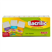 BACO - PINTURA BACO ACRÍLICA AMARILLO LIMÓN 15ML C/10