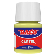 BACO - Pintura Cartel Baco 80 Amarillo Pastel 25ml