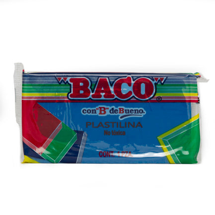 BACO - PLASTILINA BACO MARQUETA 180GR AZUL OBSCURO No.56
