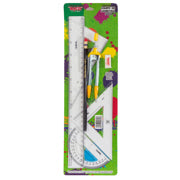 BACO - Equipo Geometría BACO ND-5050 Mediano C-106 con Regla de 30 cm