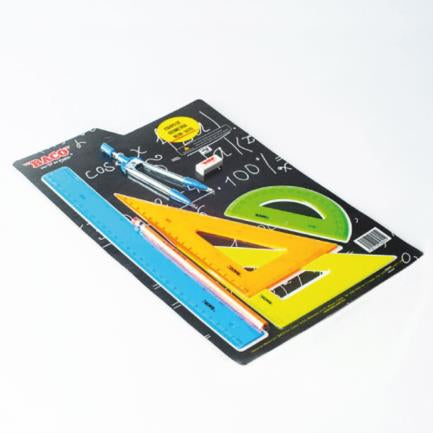 BACO - JUEGO DE GEOMETRIA BACO NEON 5070 COMPAS 600