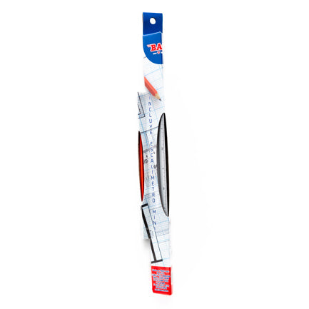 BACO - Escalímetro Baco RG021 30cm 6 Escalas Colores Surtidos Cartón Colgante