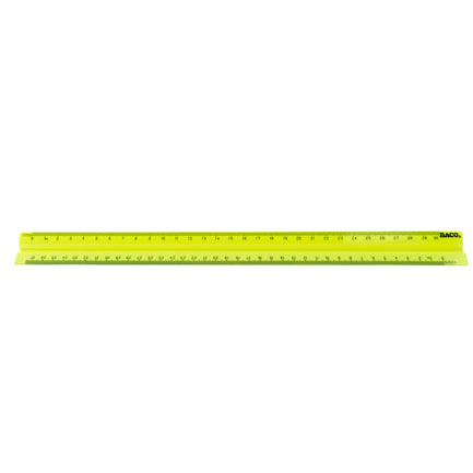 BACO - Escalímetro Baco RG021 30cm 6 Escalas Colores Surtidos Cartón Colgante