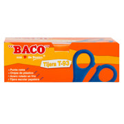 BACO - TIJERA BACO T-93 13 CMS (5") MANGO PLASTICO CAJA C/25