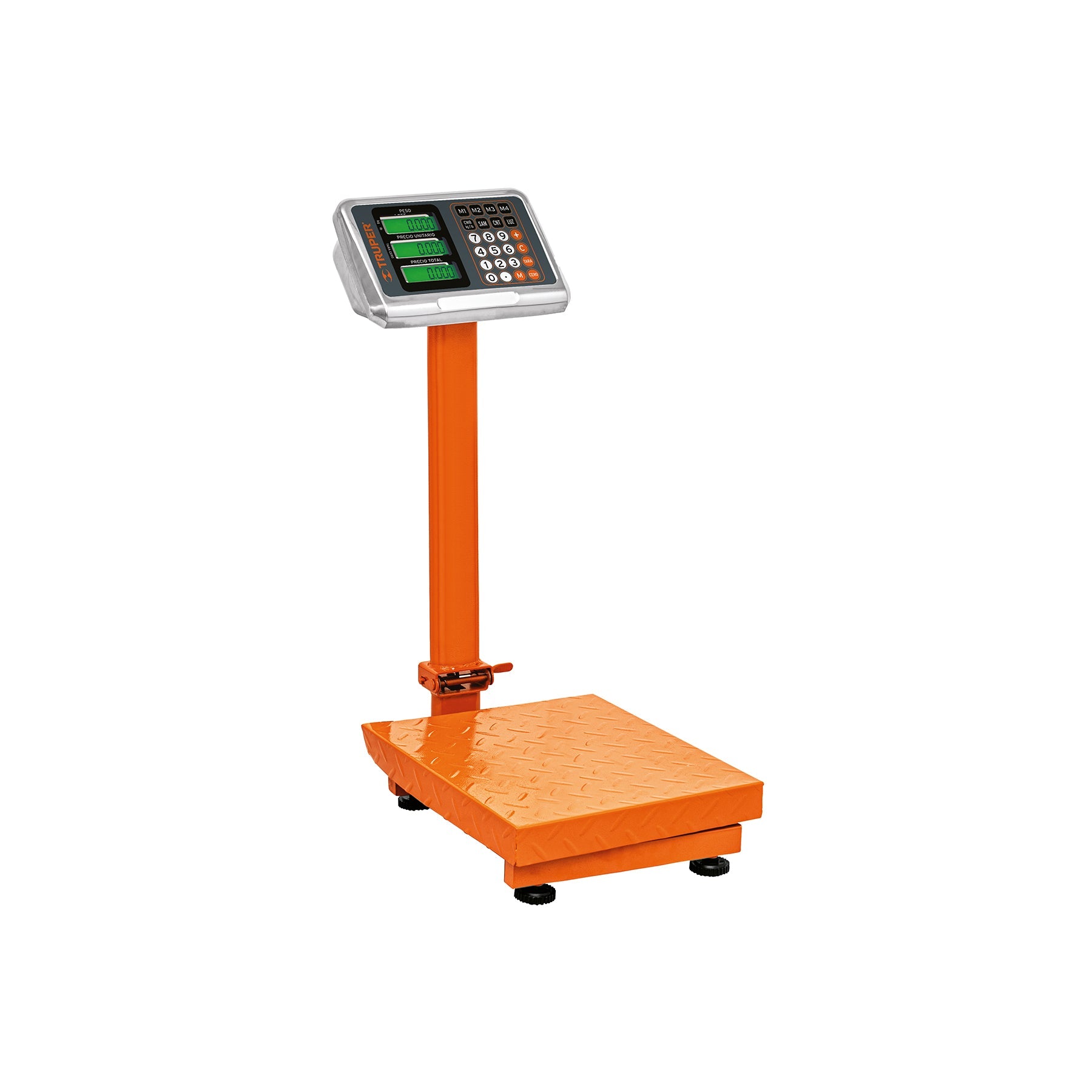 Bascula electronica de plataforma p/mostrador, 80 kg, Truper