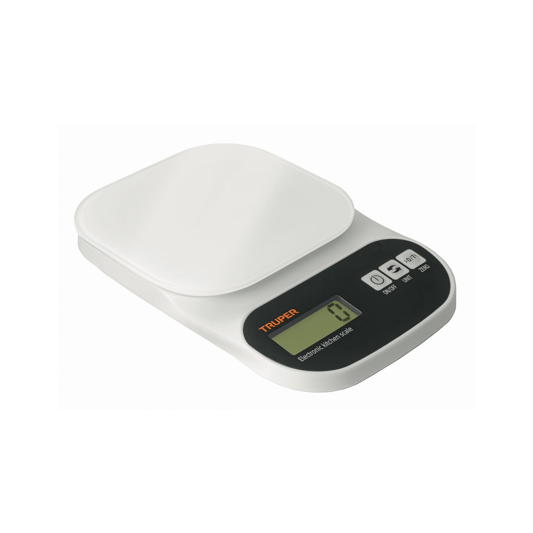Bascula digital para cocina, plato de vidrio, 5 kg, Truper