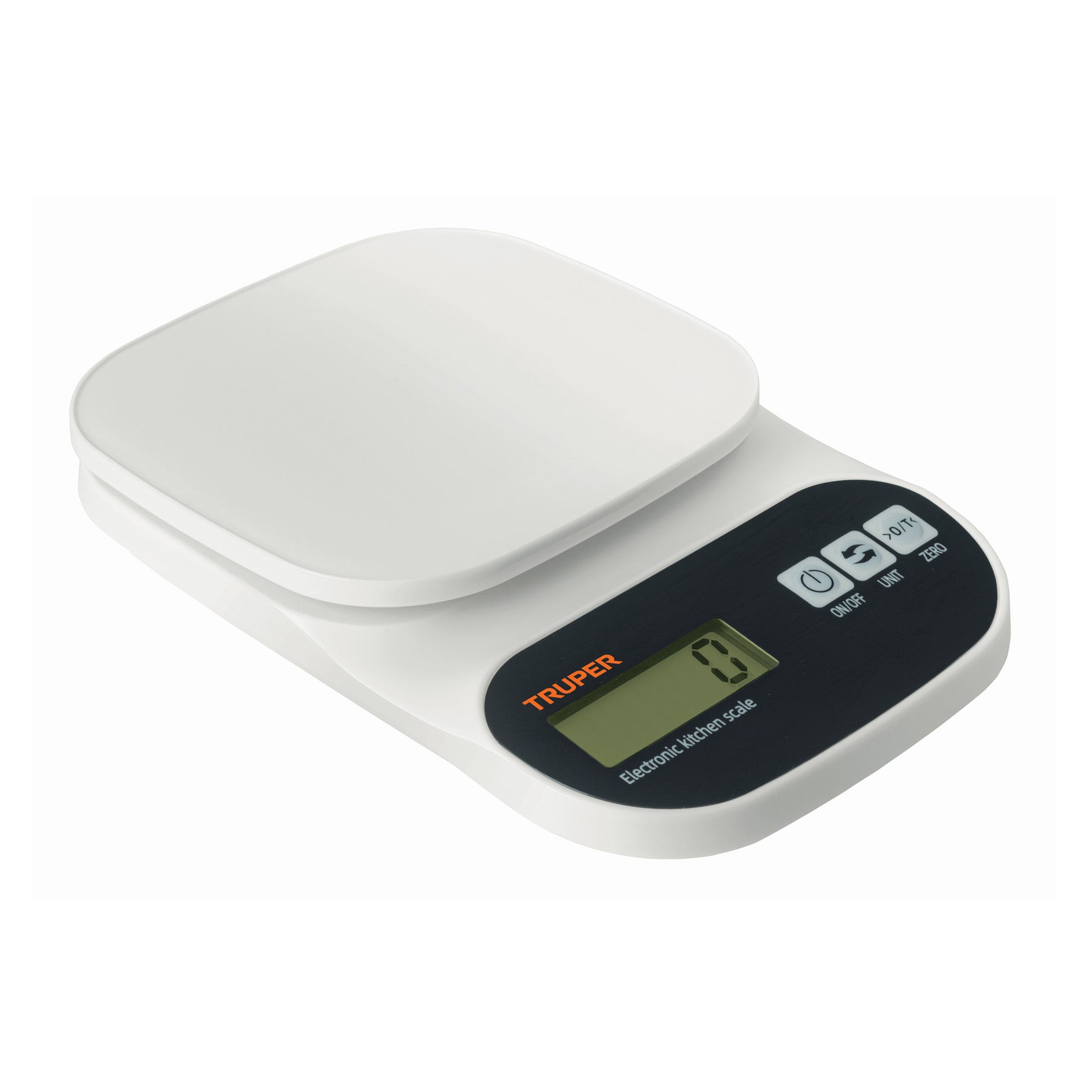 Bascula digital para cocina, plato de ABS, 5 kg, Truper