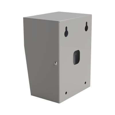 EPCOM INDUSTRIAL - Cubierta Industrial para montaje de Porteros IP Fanvil y Grandstream, pintura electrostática color gris.