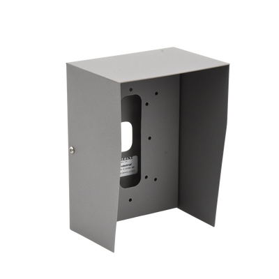 EPCOM INDUSTRIAL - Cubierta Industrial para montaje de Porteros IP Fanvil y Grandstream, pintura electrostática color gris.