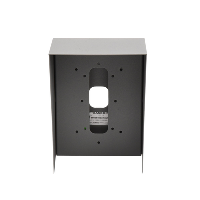 EPCOM INDUSTRIAL - Cubierta Industrial para montaje de Porteros IP Fanvil y Grandstream, pintura electrostática color gris.