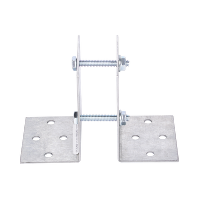 EPCOM INDUSTRIAL - Base Multiposición para postes de paso o esquina en cercos electricos 100% Acero galvanizado.