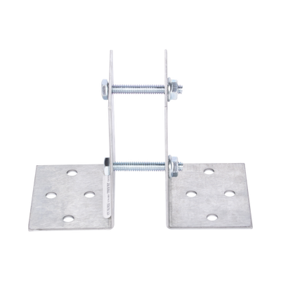 EPCOM INDUSTRIAL - Base Multiposición para postes de paso o esquina en cercos electricos 100% Acero galvanizado.