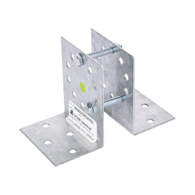 EPCOM INDUSTRIAL - Base Multiposición para postes de paso o esquina en cercos electricos 100% Acero galvanizado.