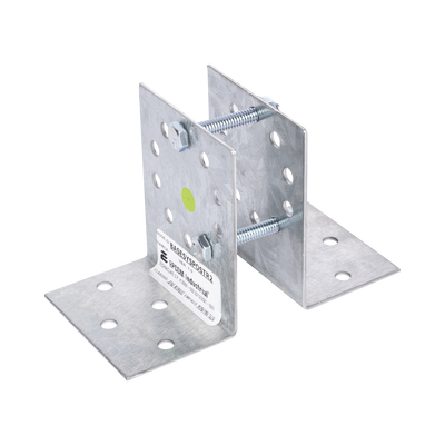 EPCOM INDUSTRIAL - Base Multiposición para postes de paso o esquina en cercos electricos 100% Acero galvanizado.