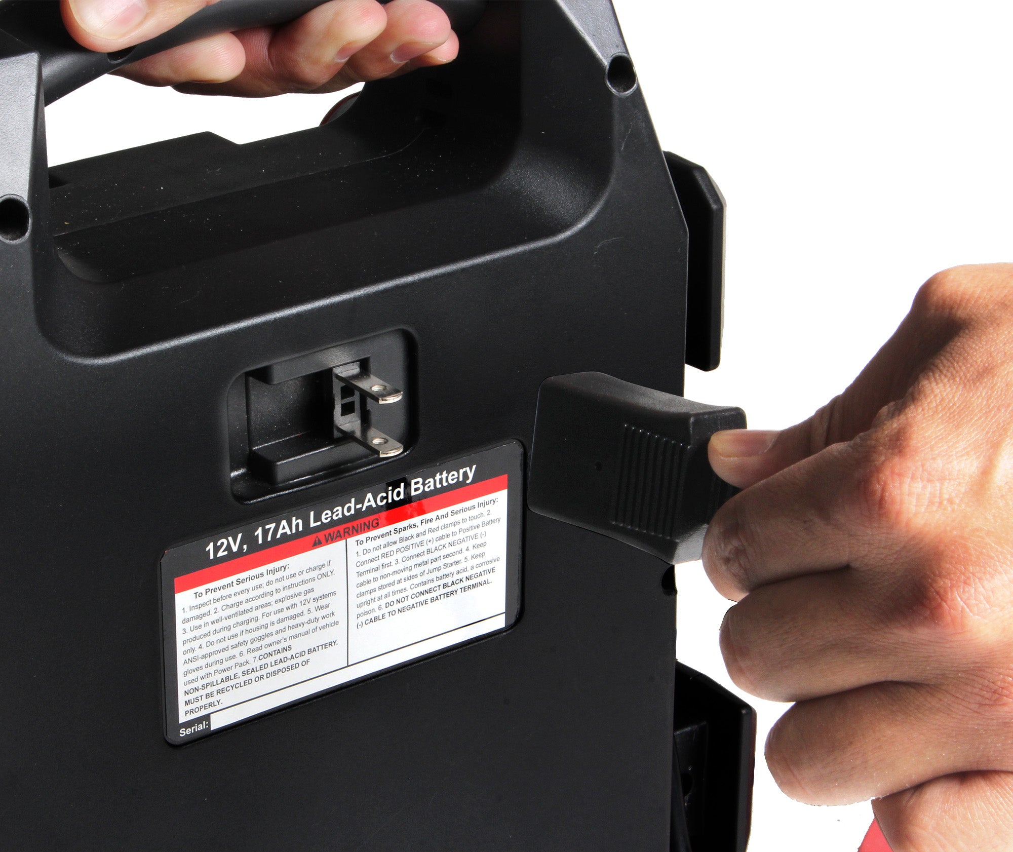 Arrancador de baterías jumper (900 amp)
