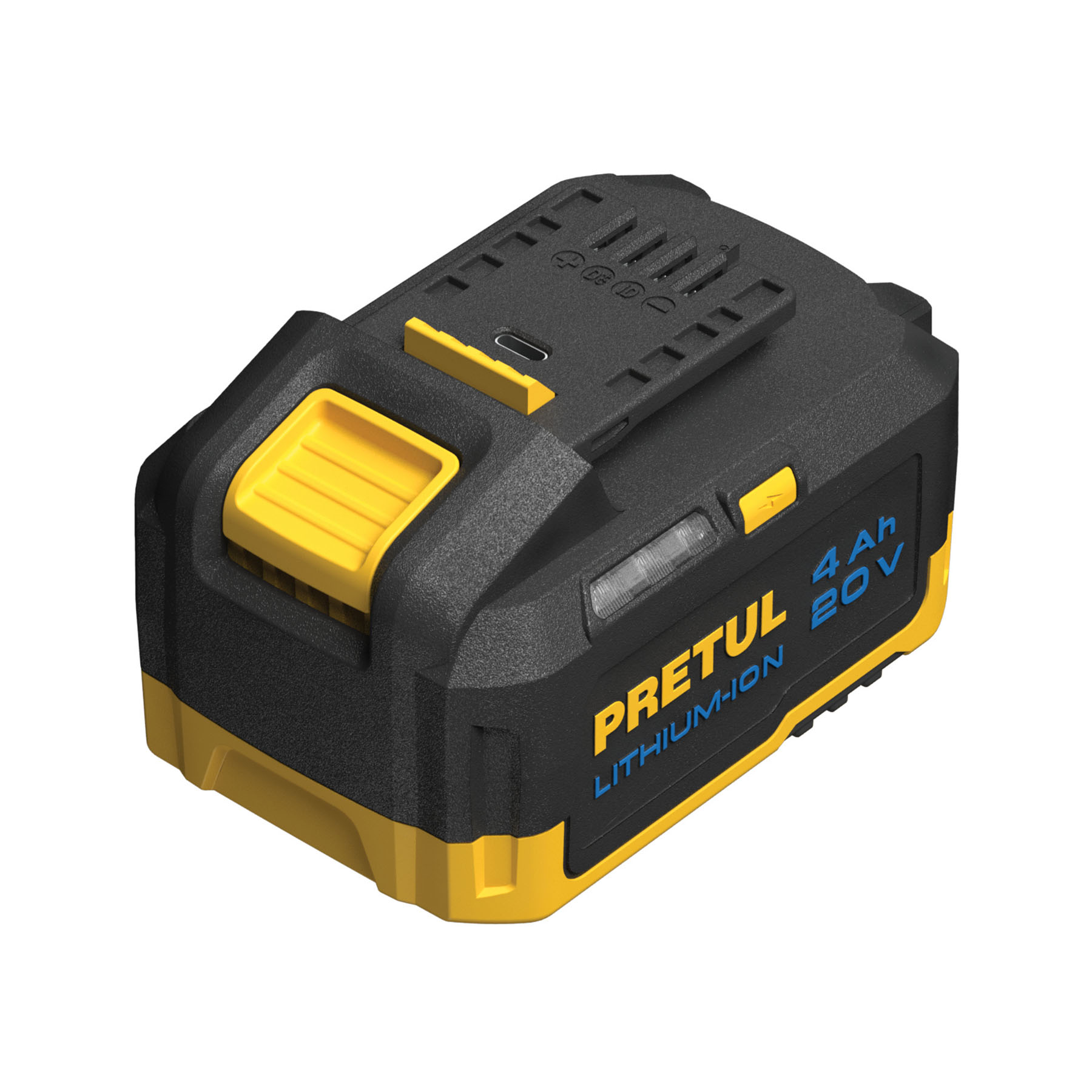 Bateria ion litio, 20V, 4 Ah, PRETUL