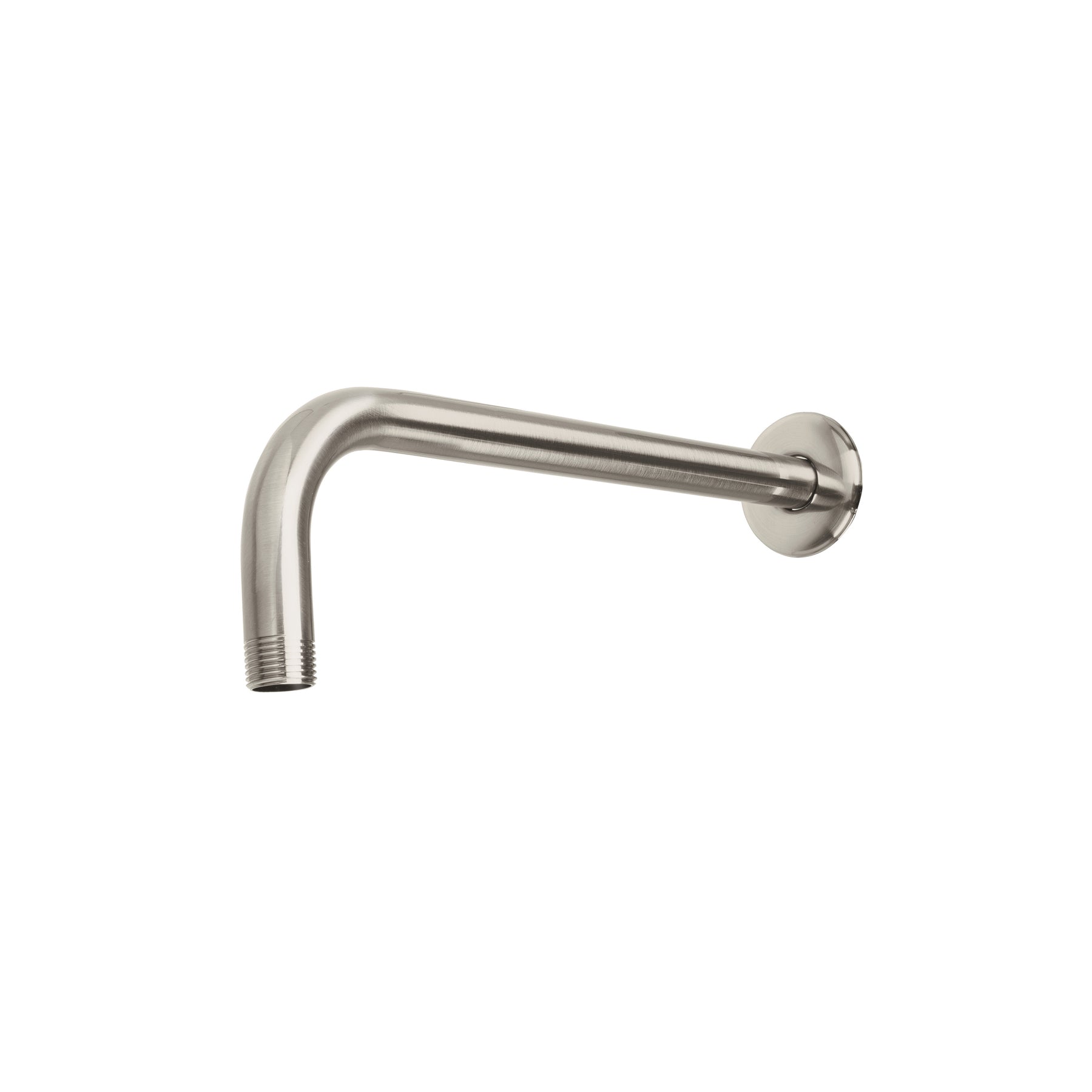 Brazo recto con chapeton para regadera, 30 cm, satin, Foset