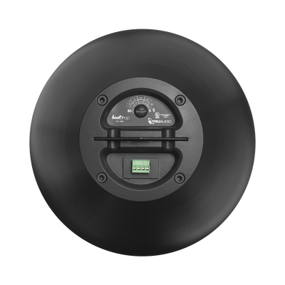 TRUAUDIO - Altavoz colgante | 8 in | 70v /100v | 8 Ohms | 125 Watts | Negro