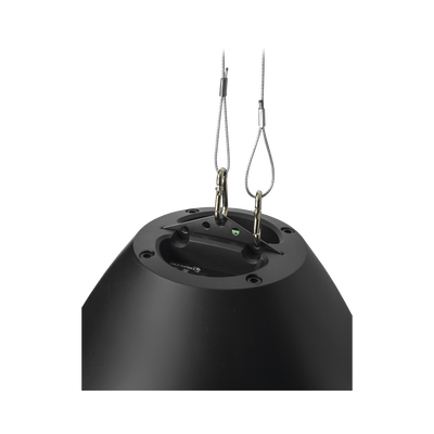 TRUAUDIO - Altavoz colgante | 8 in | 70v /100v | 8 Ohms | 125 Watts | Negro