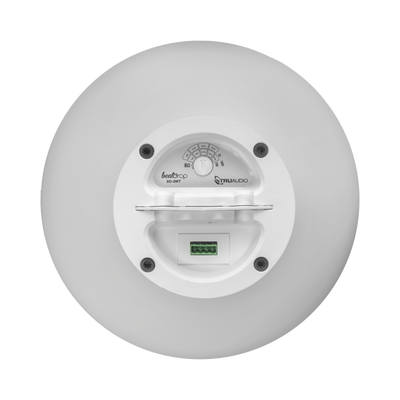 TRUAUDIO - Altavoz colgante | 8 in | 70v /100v | 8 Ohms | 125 Watts | Blanco