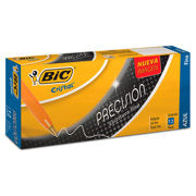 BIC - Bolígrafo BIC Cristal Precisión Punto Fino 0.8mm Color Azul C/12 Pzas