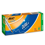 BIC - Bolígrafo BIC Cristal Dura+ Punto Mediano 1.0mm Color Verde C/12 Pzas