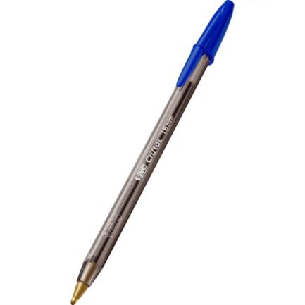 BIC - Bolígrafo BIC Cristal Intenso Punto Extra Grueso 1.6mm Color Azul C/12 Pzas