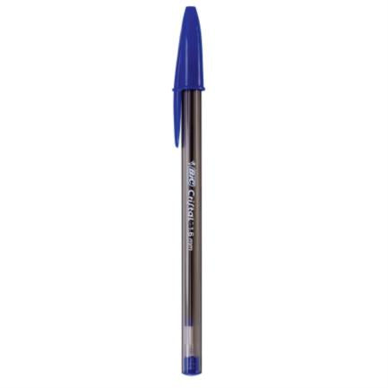 BIC - Bolígrafo BIC Cristal Intenso Punto Extra Grueso 1.6mm Color Azul C/12 Pzas