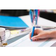 BIC - Bolígrafo BIC 4 Colores Punto Mediano 1.0mm C/6 Pzas
