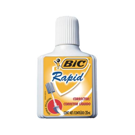 BIC - Corrector Líquido BIC Rapid 20ml C/10 Pzas