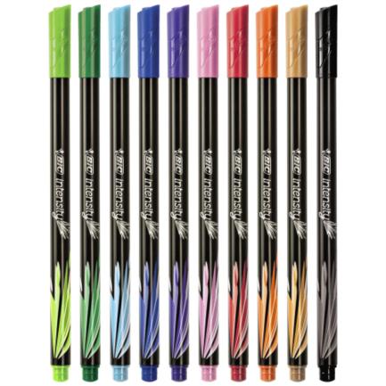 BIC - Rotulador BIC Intensity Extra Fino Colores Surtidos C/10 Pzas