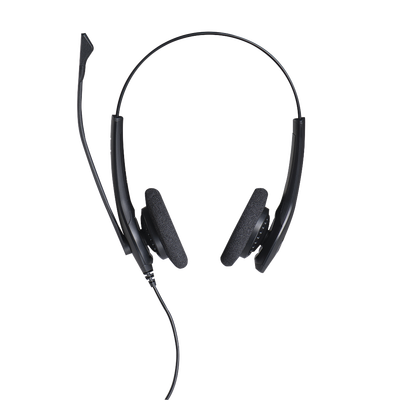 JABRA - Jabra Biz 1500 Duo, auricular profesional con cancelación de ruido, ideal para contact center con conexión QD (1519-0157)