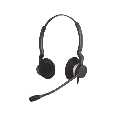 JABRA - Jabra Biz 2300 Duo con cable Quick Disconnect de alta durabilidad (2309-820-105)