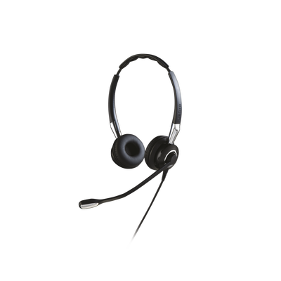 JABRA -  BIZ 2400 Duo auricular de gran rendimiento para contact center con conexión QD (2409-820-205)
