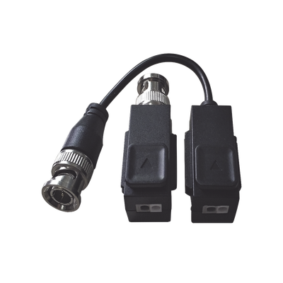 HILOOK BY HIKVISION - Kit de Transceptor (Balluns) TURBOHD con Boton Push / Hasta 8 MP (4K) / 100% Cobre / Soporta HD-TVI / AHD / CVI / CVBS / Audio por Coaxitron / Datos para Menu de Configurar de Cámaras