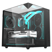 BALAM RUSH - Gabinete Gamer Balam Rush Media Torre Tank Majestic 6600 Legend Negro