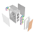 BALAM RUSH - Gabinete Gamer Balam RushCompact Media Torre Dragonfly Wood GM580 Balam Rush / Blanco
