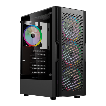 BALAM RUSH - Gabinete Gamer Balam Rush Compact Media Torre Dragonfly Ventra GM570 / Negro