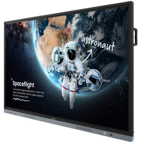 BENQ - Pantalla BenQ 75" RM7504 Interactiva IR Anti-Germenes 4K UHD 3840x2160 50 Puntos Touch Android 13