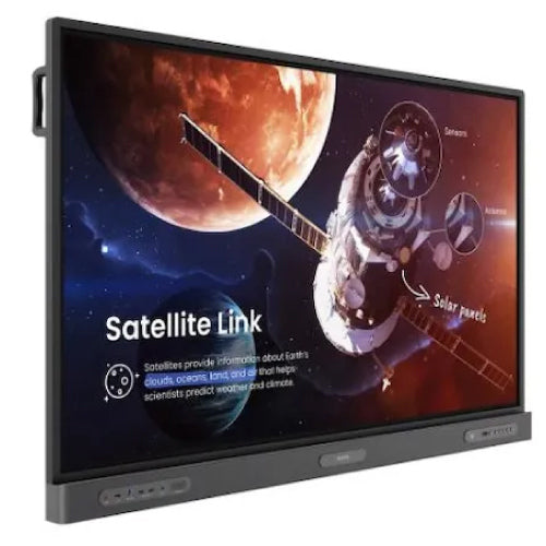 BENQ - Pantalla BenQ RP7504 Interactiva IR Anti-Germenes 75" 4K UHD 3840x2160 50 Puntos Touch Android 13 6 Sensores