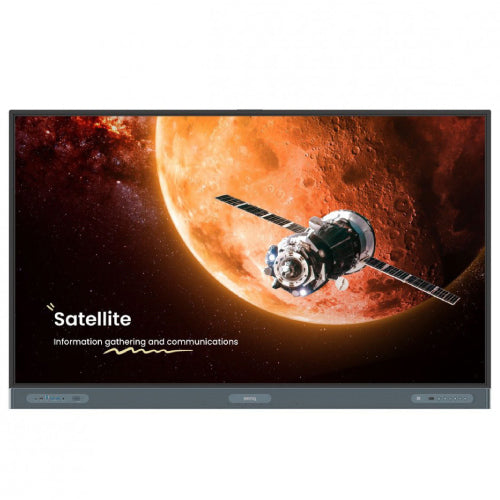 BENQ - Pantalla BenQ RP8604 Interactiva IR Anti-Germenes 86" 4K UHD 3840x2160 50 Puntos Touch Android 13 6 Sensores