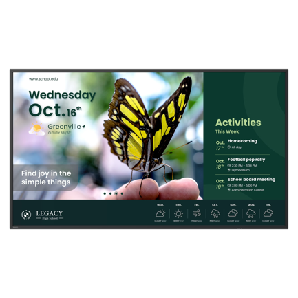 BENQ - Pantalla BenQ ST4304 43" 4K UHD 3840x2160 Panel ADS 60 Hz 99% sRGB
