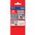 BROTHER - Cinta Brother TZES961 Laminada Extra Resistente Texto Negro Sobre Fondo Plateado Mate 36mmx8m