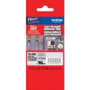 BROTHER - Cinta Brother TZES961 Laminada Extra Resistente Texto Negro Sobre Fondo Plateado Mate 36mmx8m