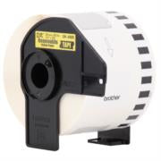 BROTHER - Cinta Etiquetadora Brother DK4605 Continua Removible Amarilla 62mmx30.4m