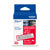 BROTHER - Cinta Laminada Brother con Extra Adhesivo Texto Negro sobre Cinta Plata Matte de 18mm x 8m