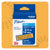BROTHER - Cinta Laminada Brother Estandar Texto negro sobre cinta naranja fluorescente de 18mm x 5m